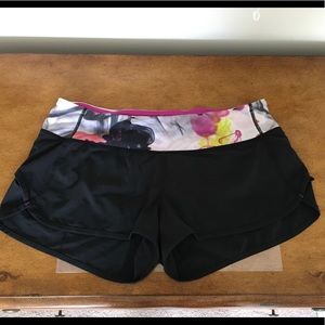 Lululemon Unicorn Tears RARE unicorn 🦄 Black Speed Shorts Original Release